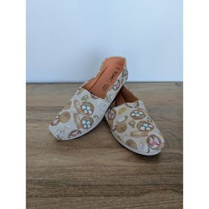 TOMS Dim Sum Print Classic Alpargatas – Size 6.5